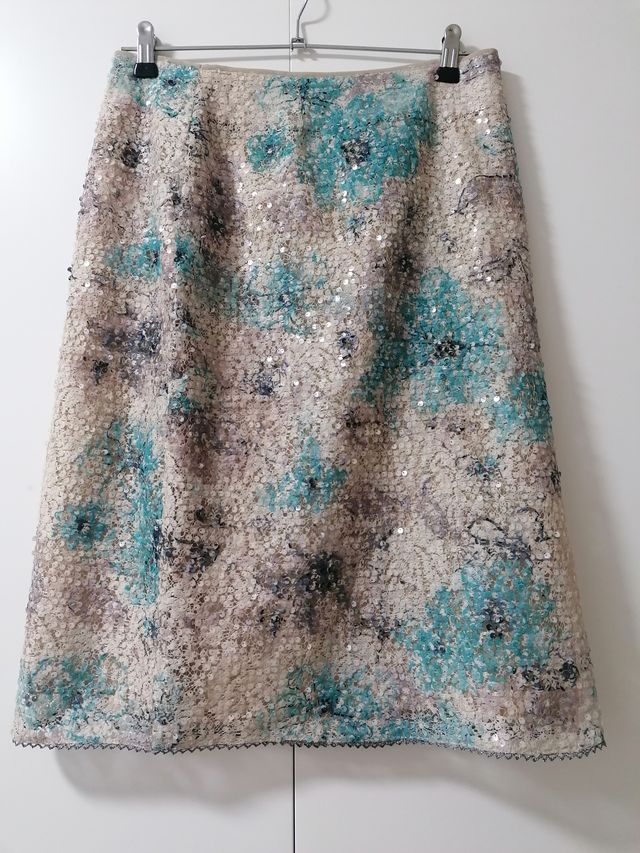 Falda lentejuelas talla 46