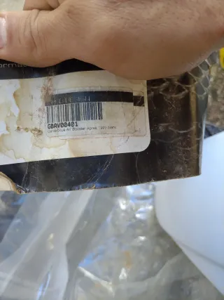 Parafango anteriore Booster Bianco