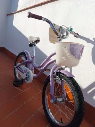 Bicicleta niña Trek 16 Morada
