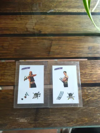 2 Cromos Phoskitos Piratas