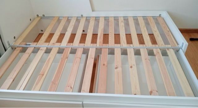 Estructura Cama Flekke IKEA Blanca. NUEVO