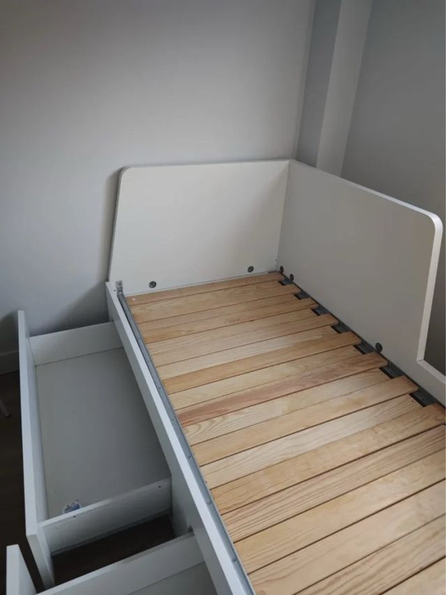 Estructura Cama Flekke IKEA Blanca. NUEVO