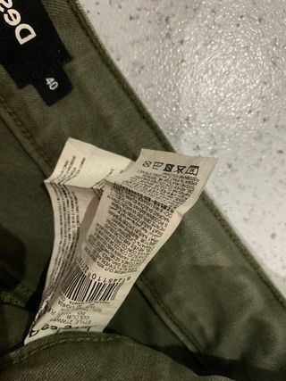 Pantalón cargo Desigual verde militar T.40
