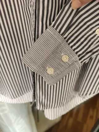 Camisa Gap rayas azul y blanca Talla M