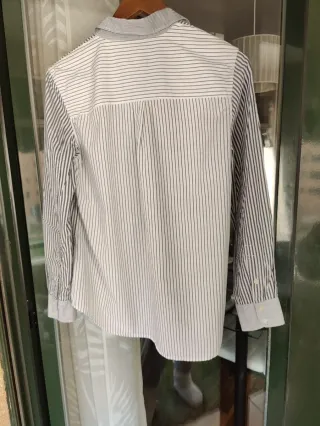 Camisa Gap rayas azul y blanca Talla M