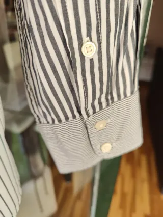 Camisa Gap rayas azul y blanca Talla M