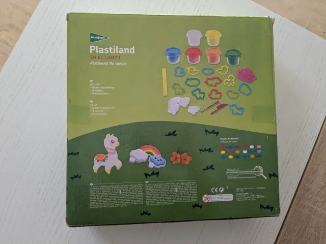 Set plastilina y moldes animales El corte inglés