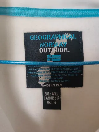 Chaqueta Deportiva Geographical Norway Blanca