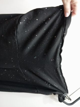 Pantalón premama negro brillante talla XXL