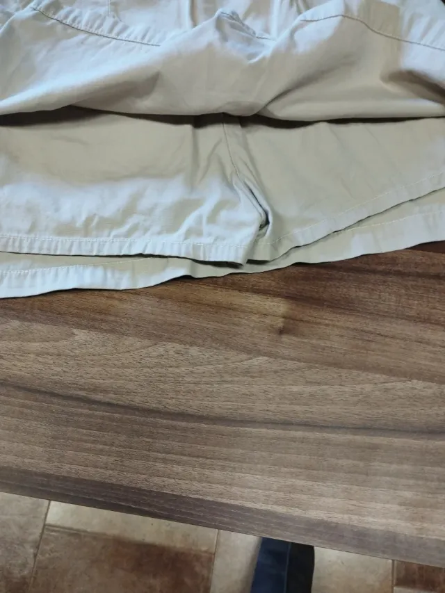 Falda pantalón beige