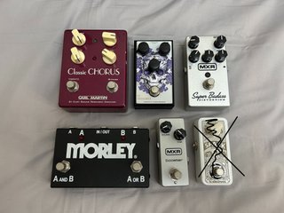PEDALES Carl Martin MXR Morley J Rockett Audio