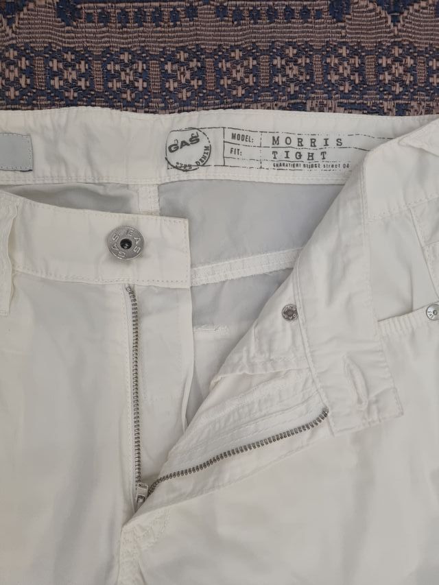 Jeans GAS Uomo Taglia M Bianco
