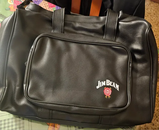 Bolso de viaje Jim Beam polipiel negro