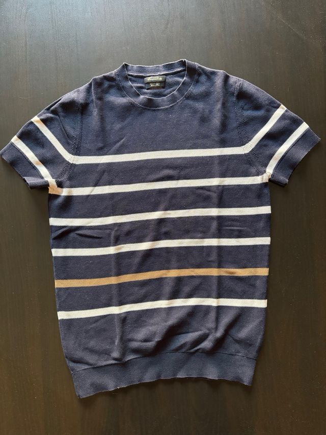 Camiseta Massimo Dutti Rayas Talla S