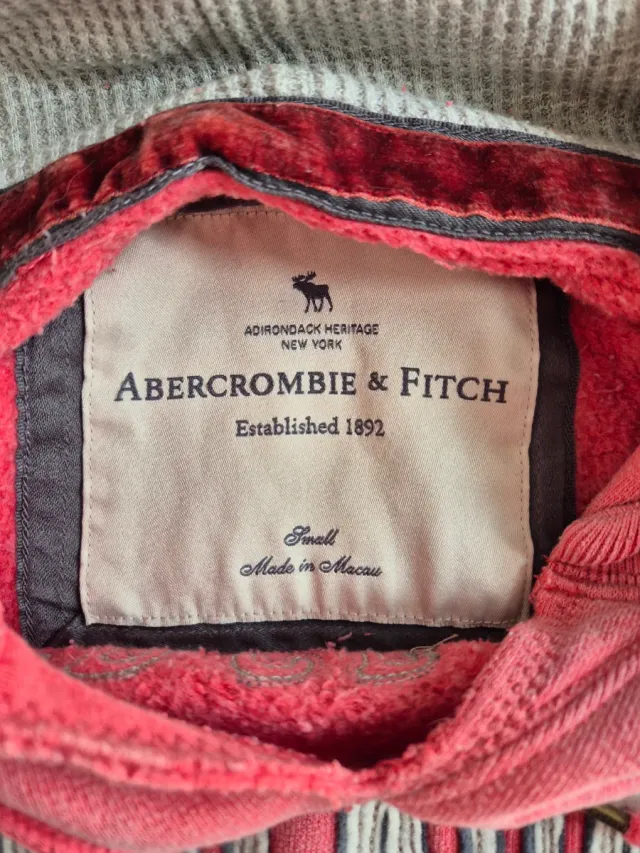 Sudadera Abercrombie & Fitch Rosa
