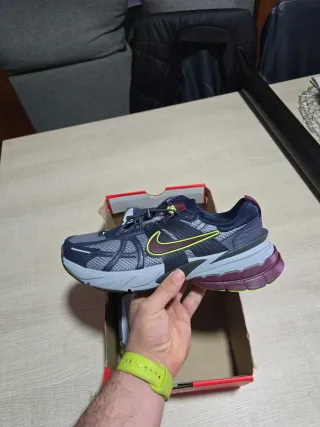 Nike v2k run zapatillas azules y grises