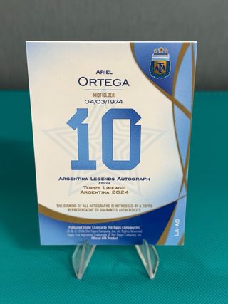 Topps Lineage Argentina 2024 Auto Ariel Ortega NM