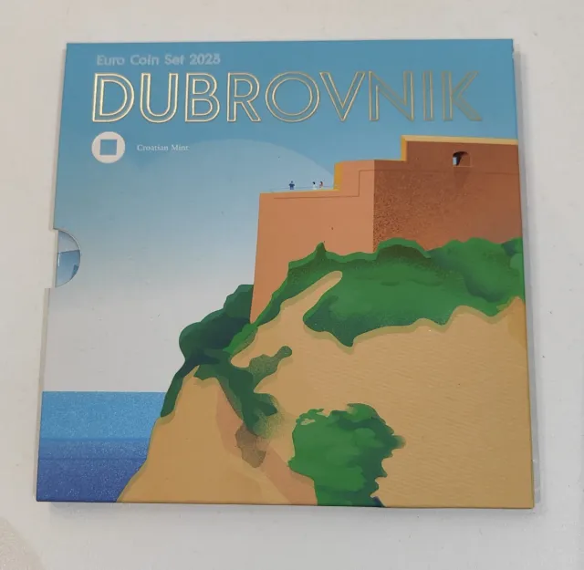 CARTERA SET DE 8 VALORES CROACIA 2023 DUBROVNIK BU