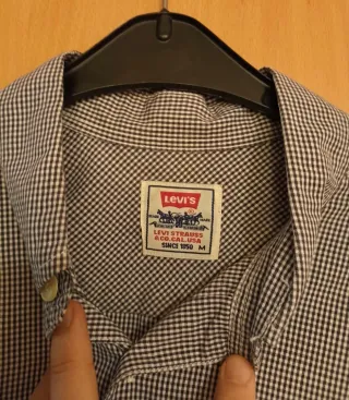 Camisa Levi's cuadros Talla M Levi Strauss oi