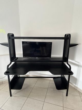 Escritorio Gaming Ikea Negro