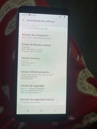 Samsung Galaxy J6 Nero