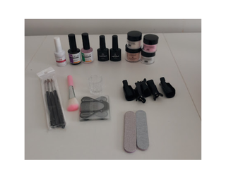 Kit Uñas Acrílicas Jarinice Base Coat Top Coat