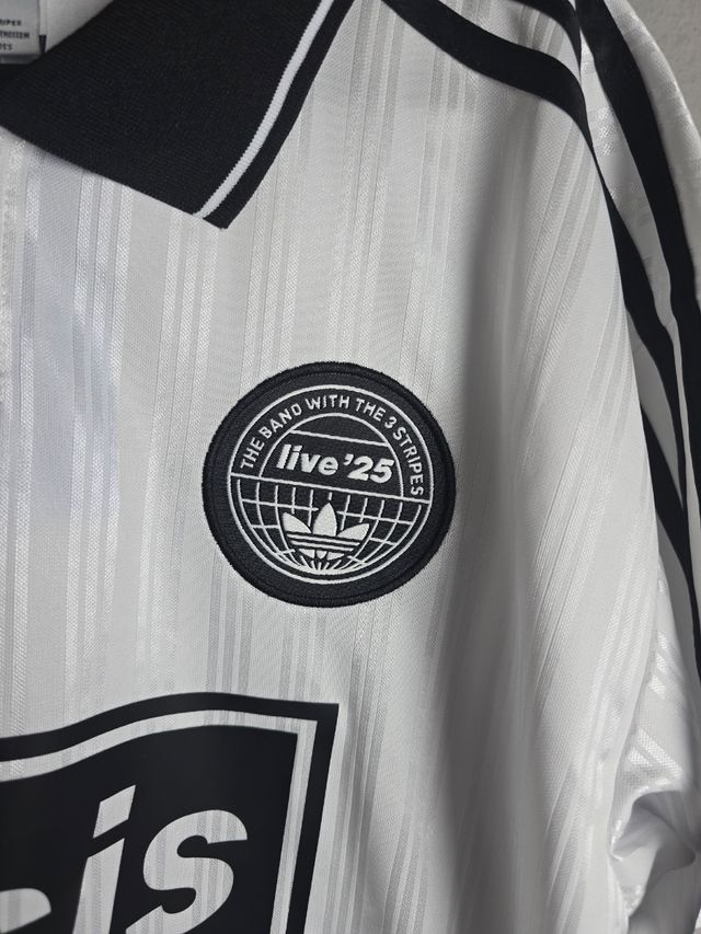 Camiseta Adidas Oasis blanca y negra S