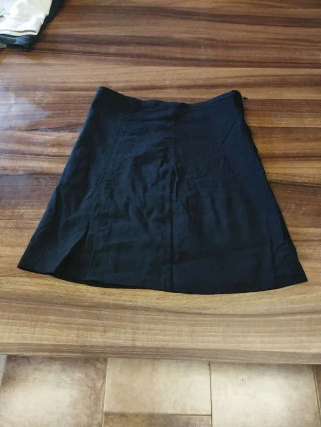 Minifalda elástica negra