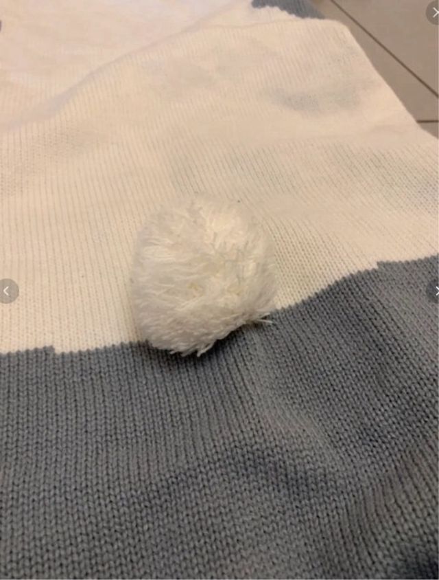 Copertina neonato grigia coniglio