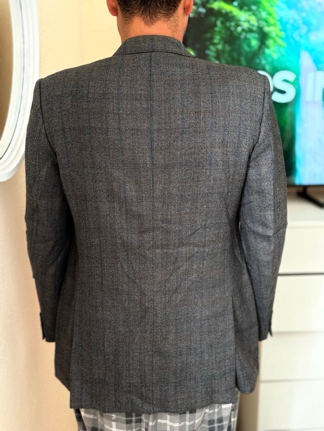 Saco Corte Inglés Talla 50 Gris