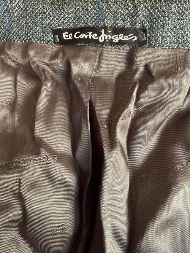 Saco Corte Inglés Talla 50 Gris