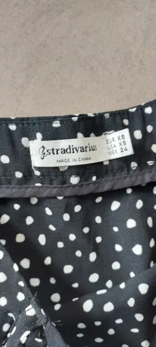 Minifalda pantalón lunares