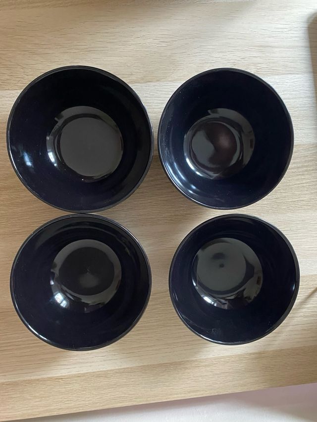 Set 4 cuenco Ikea Negros 16cm