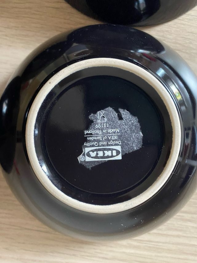 Set 4 cuenco Ikea Negros 16cm