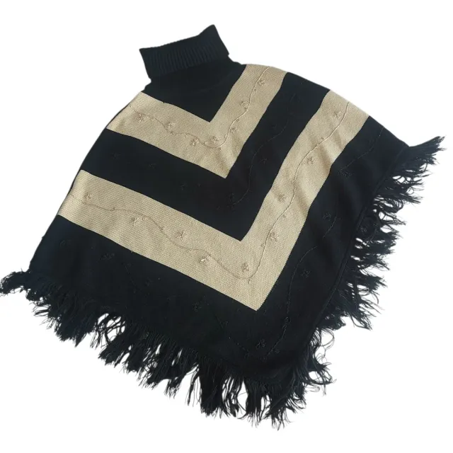 Poncho in maglia taglia S