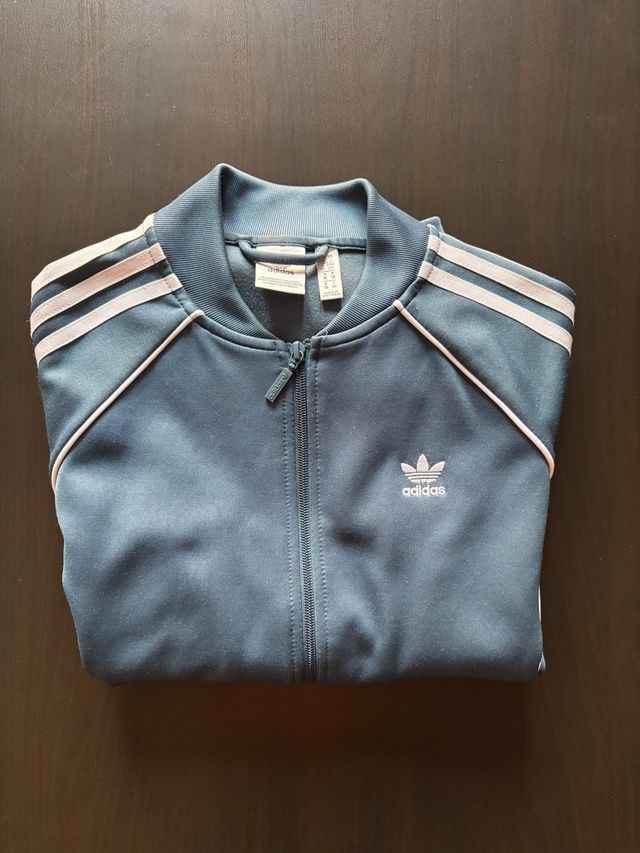 Chaqueta Adidas Azul Verdoso Talla S