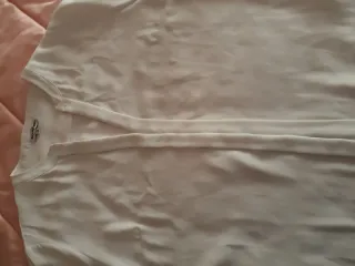 Blusa blanca manga larga