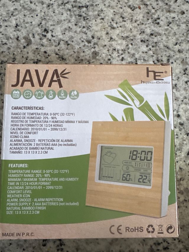 Estación Meteorológica JAVA Bambú