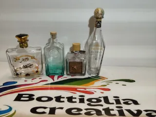 Mix 4 Bottiglie Vuote da Collezione