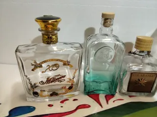 Mix 4 Bottiglie Vuote da Collezione