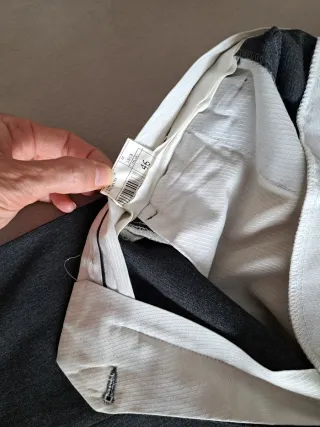 Pantalón de vestir gris caballero