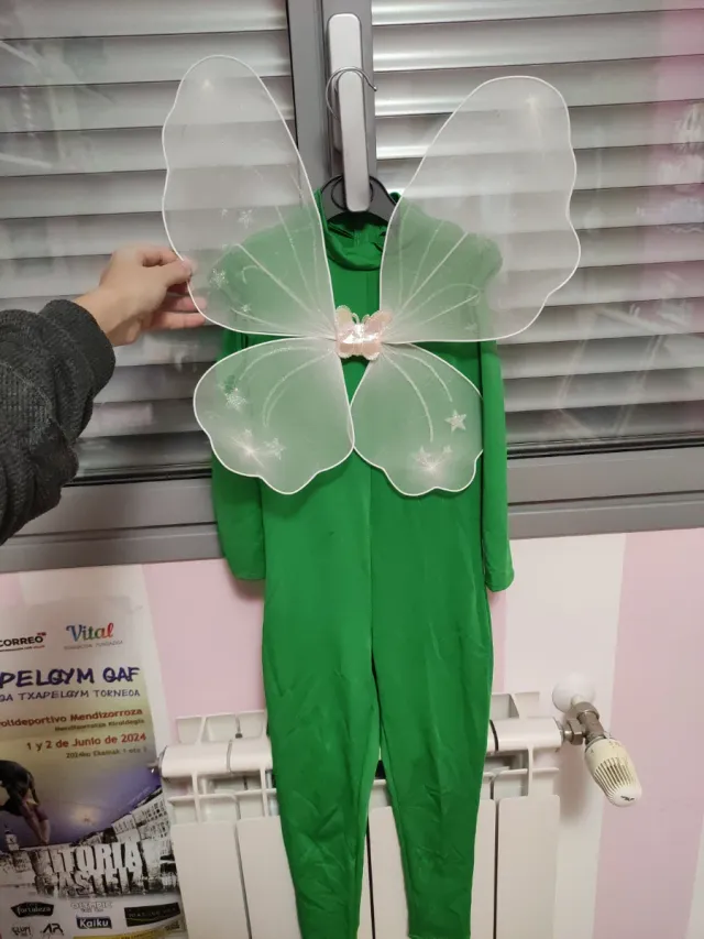 Disfraz Campanilla con alas 4 años