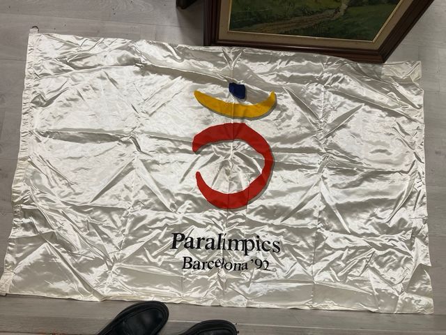 Medalla Olímpica y Bandera