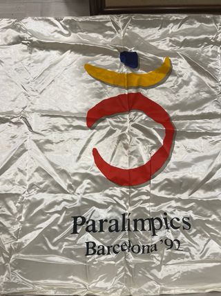 Medalla Olímpica y Bandera