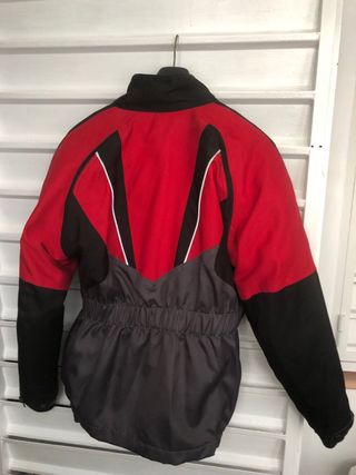Chaqueta Moto H&W Crown Roja y Negra