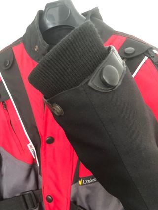 Chaqueta Moto H&W Crown Roja y Negra