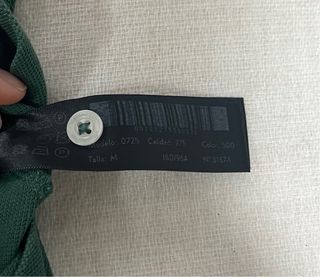 Polo verde botella manga corta