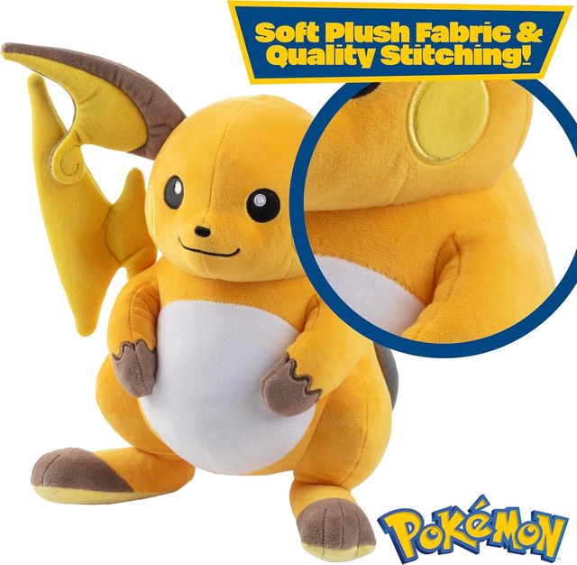 Puff Pokémon Raichu 30cm Ufficiale NUOVO!!