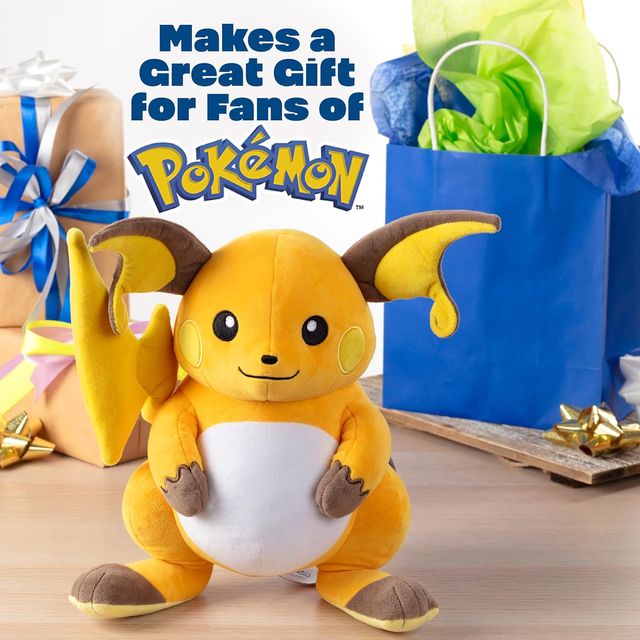 Puff Pokémon Raichu 30cm Ufficiale NUOVO!!