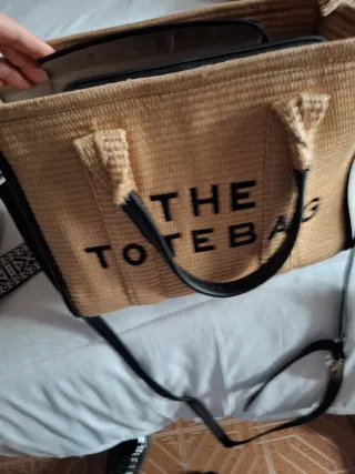 Set 3 borse donna: nera, grigia e paglia